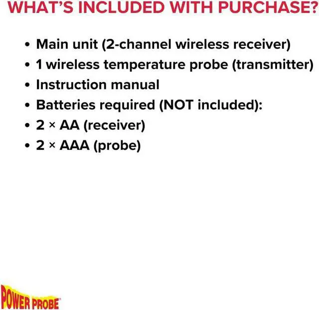 Alt view image 6 of 6 - Dual-Zone Temperature Probe Kit (TEMPKIT)