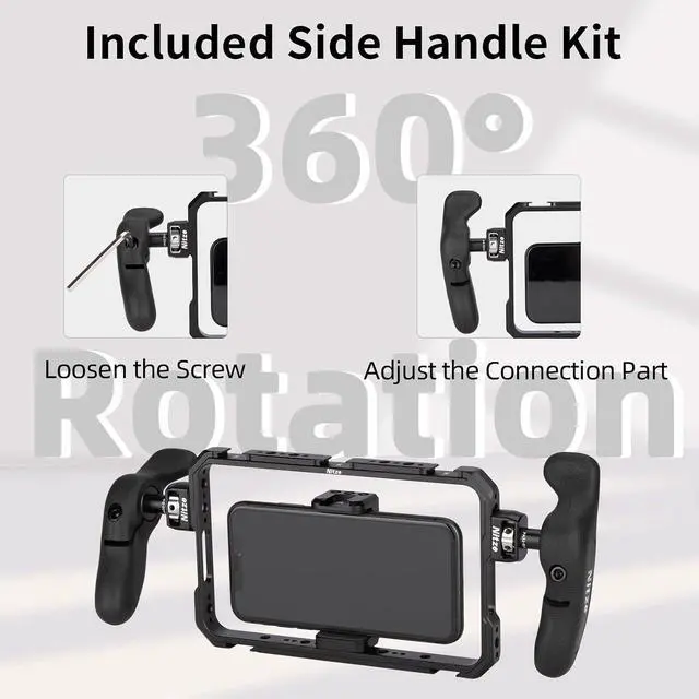 Alt view image 4 of 7 - Smartphone Cage Universal Phone Video Rig - T-MP01B
