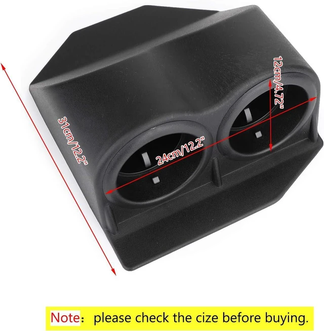 Alt view image 2 of 7 - Car Cup Holders Water Bottle Dual Cup Holders for Corvette C5 C6 1997-2013
