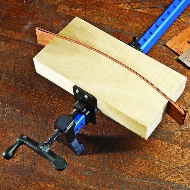 Alt view image 2 of 4 - Sure-Foot 36 Bar Clamps for Woodworking - Lightweight Aluminum Bar Clamp for General Use - Built-In Clamp Hook Locks, Fits up to 3/4 Material, Stable Grip & Wide Foot
