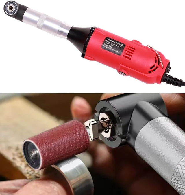 Alt view image 5 of 7 - 350W Electric Die Grinder Sander Polisher Grinding Tool for Contour Grinding, Cutting, Engraving, Polishing, Milling, 6 Variable Speed, 15,000 RPM