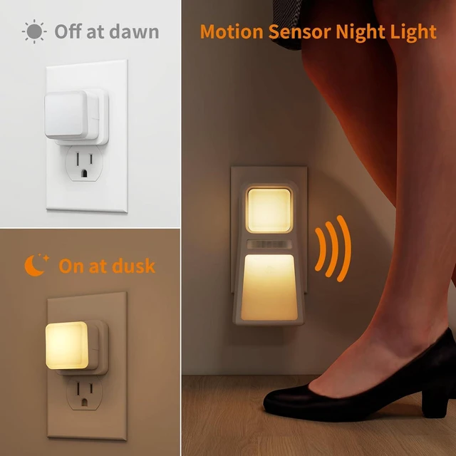 Alt view image 5 of 7 - 3 Pack 5-in-1 Power Failure Night Lights, Wireless Charging