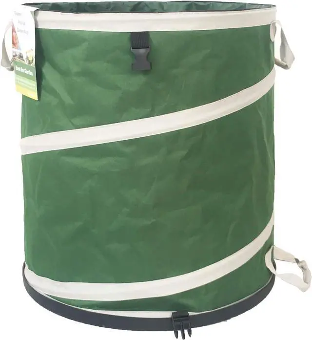 Main image of 46-Gallon Collapsible Trash Can (22x28 in) Hard-Shell Bottom Yard Garden Bag,Big Leaf Bag,Yard Waste Bags,Debris Container,Pop-Up Recycling Bin,RV Camping Waste Bin,Laundry Hamper,Lawn Grass,Weeds Bag