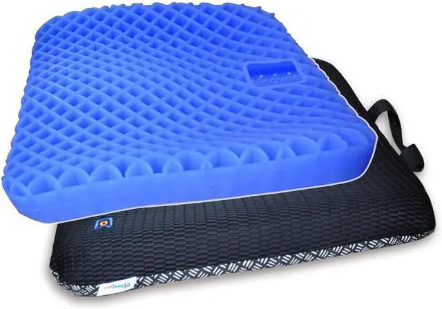 Main image of Gel Seat Cushion 1.8 Inch Thick Seating Pad Orthopedic Chair Cushions for Pressure Relief Gel Pads for Office Chair, Car, Home, Wheelchair, Kayak Cushion, Stadium Cushion