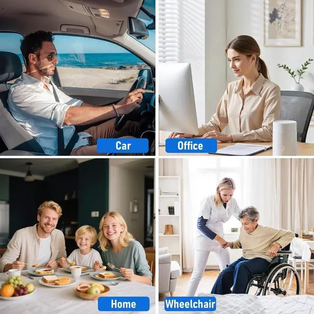 Alt view image 6 of 7 - Cooling Gel Seat Cushion, Thickened Big Breathable Honeycomb Design Absorbs Pressure Points Gel Cushion with Anti-Slip Cover Cooling Seat Cushion for Office Chair Home Car Wheelchair Stadium Bleachers