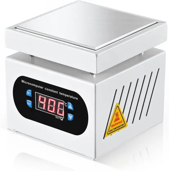 Alt view image 3 of 7 - 110V 350W Soldering Hot Plate LED Microcomputer Electric Preheat Soldering Station Welder Hot Plate Rework Heater Lab 100X100mm Plate