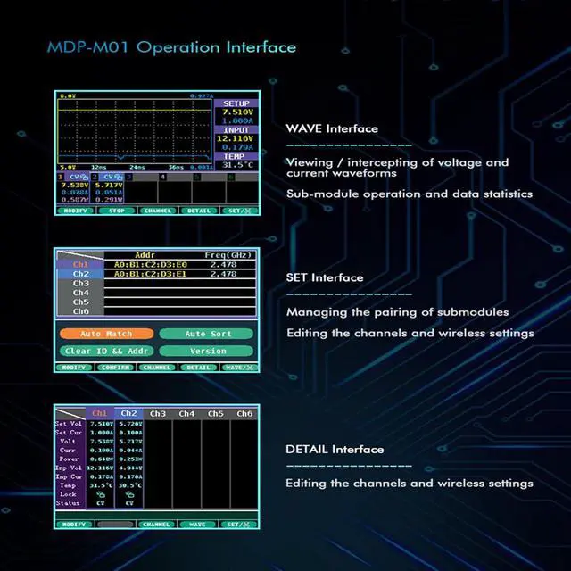 Alt view image 4 of 5 - Variable DC Power Supply MDP-M01 Mini Digital Programmable Adjustable Linear Laboratory Power DC-DC CV CC Output 90W 30V 5A Meter Module