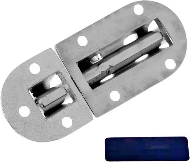 Alt view image 3 of 7 - 60/90/110mm Marine Boat Door Window Lock Latch Stainless Steel 316 Slide Barrel Bolt Clasp Sliding Hasp Locks Push Pull Toggle Buckle W/Friction pad (2PCS, 110mm)