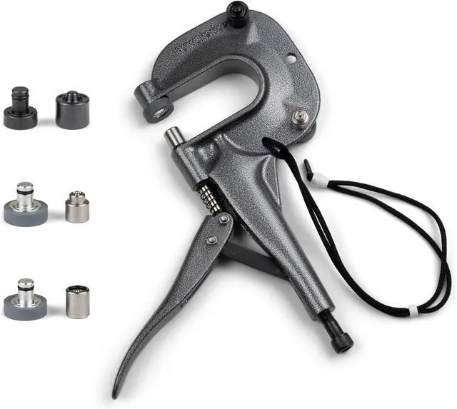Main image of Snap & Grommet Tool - Heavy Duty Snap Fastener & Grommet Installation for Canvas, Boat Covers & More