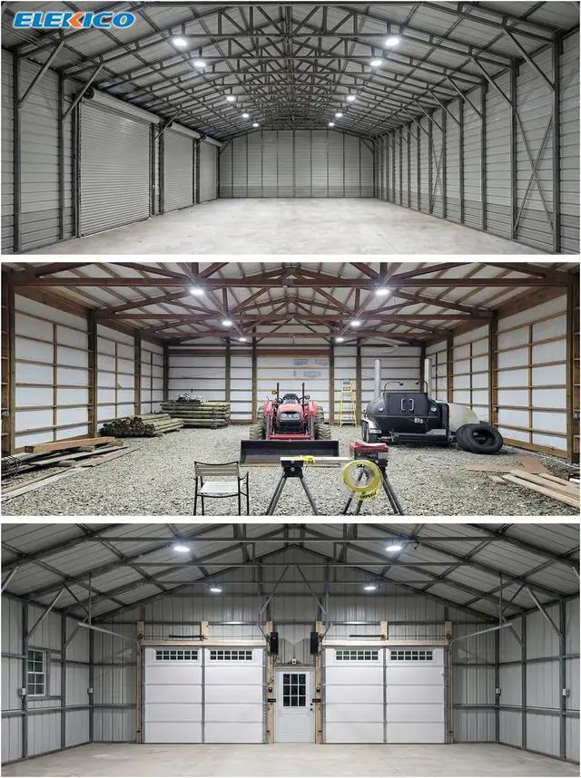 Alt view image 2 of 6 - Industrial-grade Super Bright 300W 45000LM UFO Led High Bay Light For Shop | 5000K High Bay Led Shop Lights with 5ft Cable| Shop&Garage Lighting Lights for Factory Workshop Warehouse Garage Barn