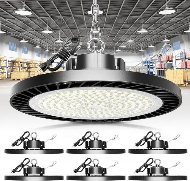 Main image of Industrial-grade Super Bright 300W 45000LM UFO Led High Bay Light For Shop | 5000K High Bay Led Shop Lights with 5ft Cable| Shop&Garage Lighting Lights for Factory Workshop Warehouse Garage Barn