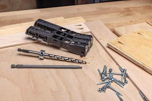 Alt view image 3 of 7 - KPHJ230 - Pocket-Hole Jig Micro - Micro Jig for Thin Stock, Cabinets, Drawers & Repairs - 33% Smaller Holes - Create Micro Pocket Hole - For 1/2? & 3/4? Thick Materials