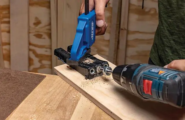Alt view image 6 of 7 - KPHJ230 - Pocket-Hole Jig Micro - Micro Jig for Thin Stock, Cabinets, Drawers & Repairs - 33% Smaller Holes - Create Micro Pocket Hole - For 1/2? & 3/4? Thick Materials