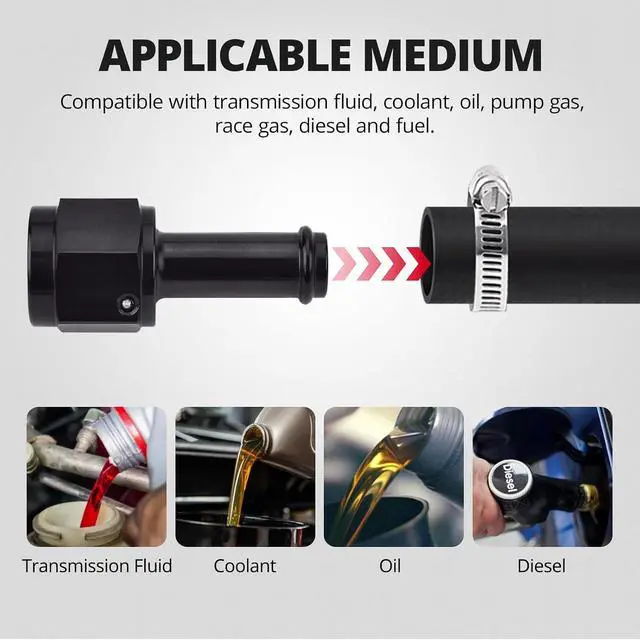 Alt view image 5 of 6 - 3/8" Transmission Oil Cooler Hose 10FT 250PSI SAE J1532