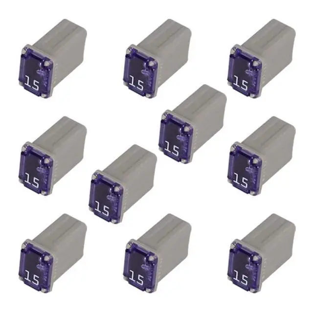 Alt view image 3 of 6 - 50 Pack Automotive MCASE Mini Box Shaped Cartridge Fuse Kit for Cars, Trucks, and SUVs(15a 20a 25a 30a 40a Each 10 Pcs)