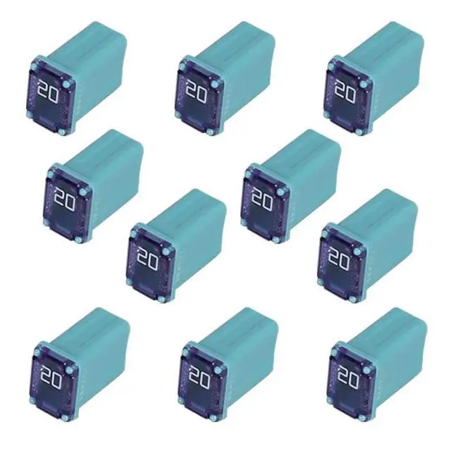 Alt view image 4 of 6 - 50 Pack Automotive MCASE Mini Box Shaped Cartridge Fuse Kit for Cars, Trucks, and SUVs(15a 20a 25a 30a 40a Each 10 Pcs)