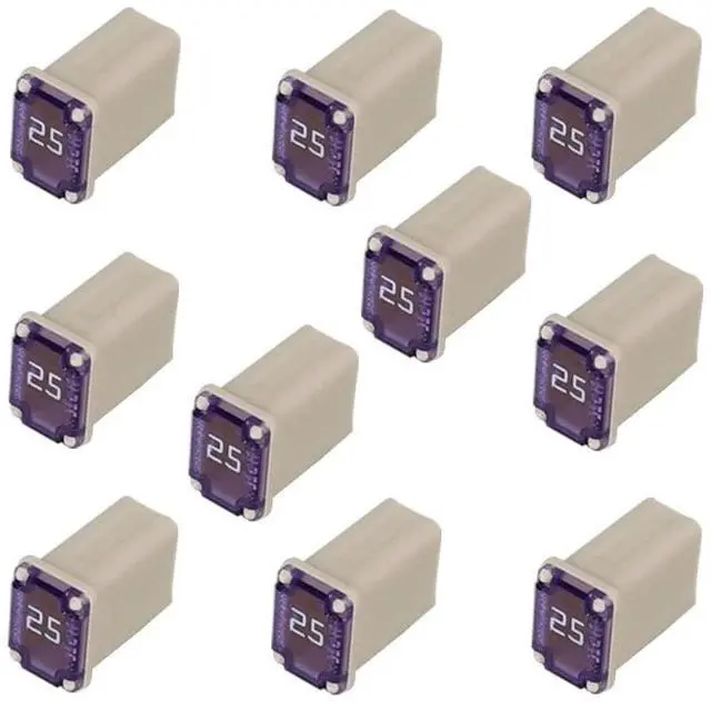 Alt view image 5 of 6 - 50 Pack Automotive MCASE Mini Box Shaped Cartridge Fuse Kit for Cars, Trucks, and SUVs(15a 20a 25a 30a 40a Each 10 Pcs)