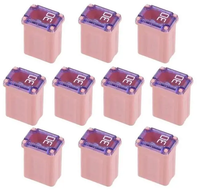 Alt view image 6 of 6 - 50 Pack Automotive MCASE Mini Box Shaped Cartridge Fuse Kit for Cars, Trucks, and SUVs(15a 20a 25a 30a 40a Each 10 Pcs)
