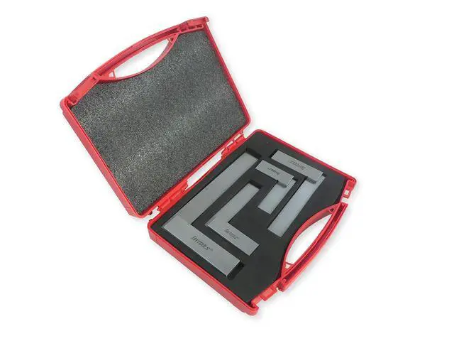Alt view image 2 of 3 - 776629 4 Piece Set of Solid Machinist Squares, 2-3/4, 3-3/4, 4-3/4 and 6-3/4 inch Accurate to 0.001