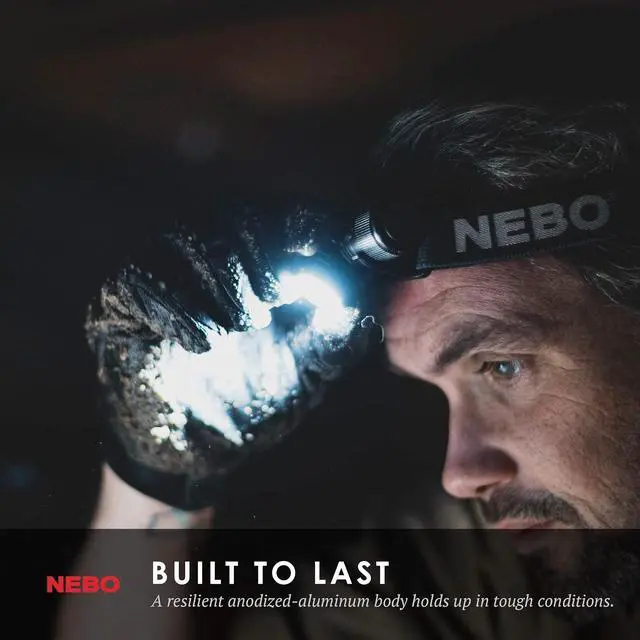 Alt view image 7 of 7 - Transcend Rechargeable Headlamp | 1000 Lumens, 5 Light Modes, Detachable Magnetic Work Light, Water Resistant, Bright LED Headlight for Hiking & Camping, Includes USB Charging Cable