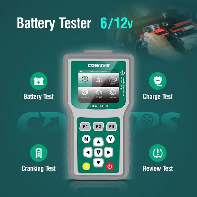 Alt view image 5 of 5 - CDW-T100 TPMS Programming Tool,Program Universal Sensor