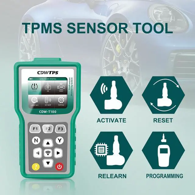 Alt view image 3 of 5 - CDW-T100 TPMS Programming Tool,Program Universal Sensor