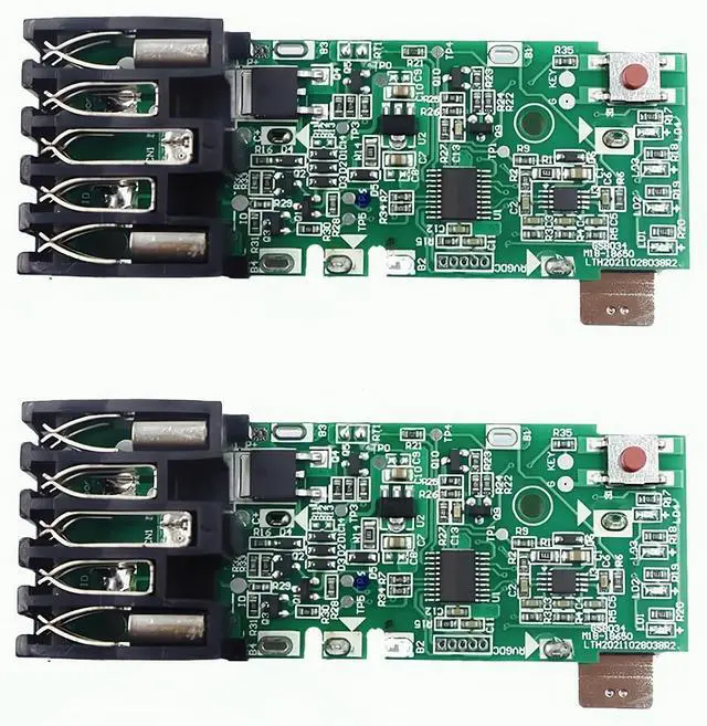 Main image of Protection Circuit Board (PCB) for Milwaukee M18 18V Batteries Replacement BMS Module for 1.5Ah, 2.0Ah, 3.0Ah, 4.0Ah, 5.0Ah & 9.0Ah Models (Battery Not Included, 2-Pack)