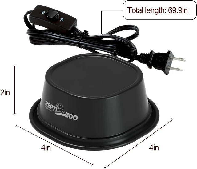 Alt view image 6 of 7 - G9 Reptile Infrared Heat Lamp Combo Kit, 50W UVA Basking Red Bulb & Low-Profile Tank Hood
