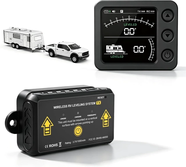 Main image of Wireless RV Level System with 6-Axis Gyro Indicator & Display