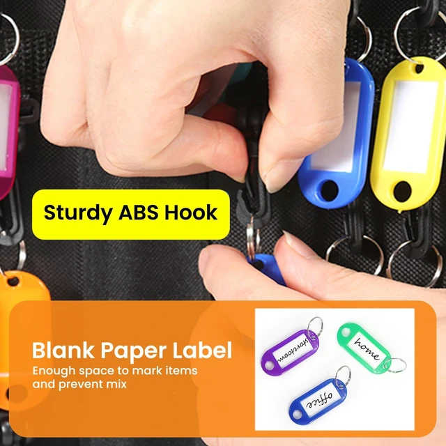 Alt view image 7 of 7 - 138-Position Key Organizer with Combination Lock, Waterproof Fireproof Zippered Key Case