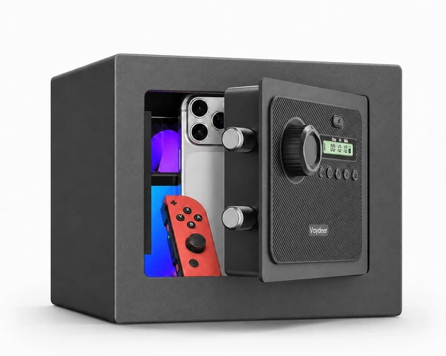 Main image of Metal Timed Lock Box with 99-Day Timer, Large Capacity