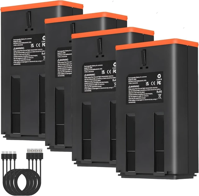 Main image of 4-Pack 4000mAh Rechargeable Batteries for Moultrie Edge, Edge PRO, Edge 2 & Edge 2 PRO Trail Cameras