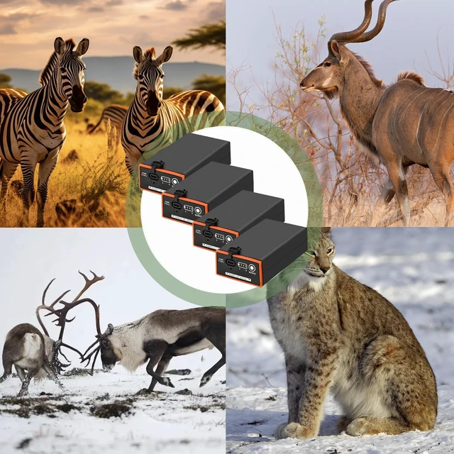 Alt view image 7 of 7 - 4-Pack 4000mAh Rechargeable Batteries for Moultrie Edge, Edge PRO, Edge 2 & Edge 2 PRO Trail Cameras