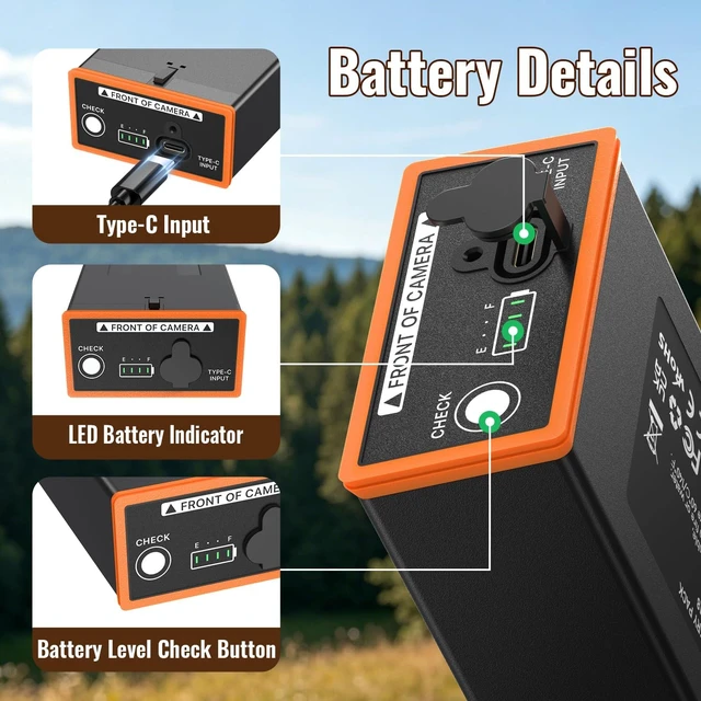 Alt view image 5 of 6 - 4-Pack 5000mAh Rechargeable Lithium Battery Pack with 4-Port Charger