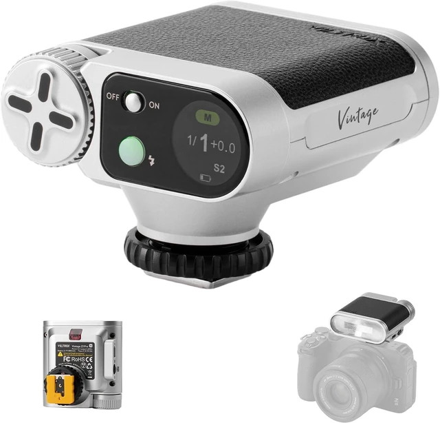 Main image of Viltrox Vintage Z1 Pro On-Camera Flash with TTL & Manual Modes, Touchscreen & HSS Control