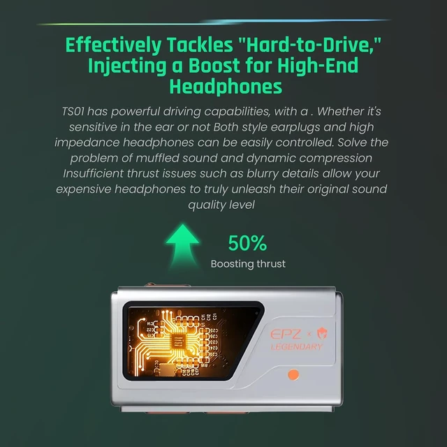 Alt view image 2 of 7 - USB-C Gaming Sound Card with Hi-Fi DAC, Dual 3.5mm Ports & Built-in EQ Visualization