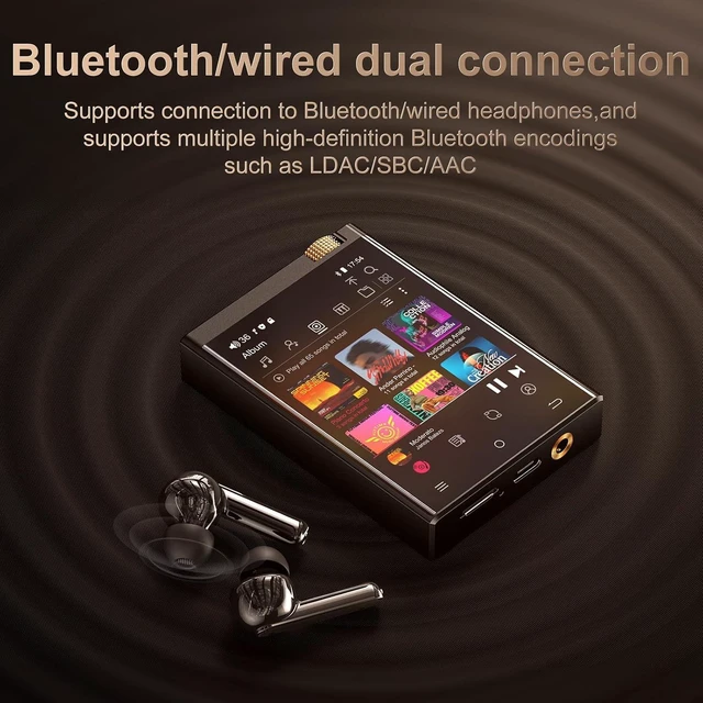 Alt view image 5 of 7 - HiFi MP3 Player with Bluetooth & WiFi, Lossless Digital Audio