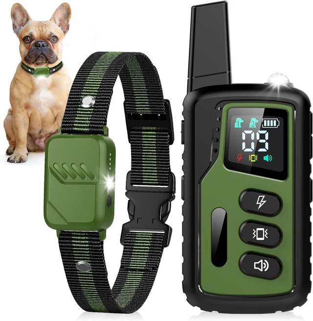 Main image of Dog Shock Collar with Remote, 4500FT, IP68 Waterproof, 3 Modes with Safety Lock & Light