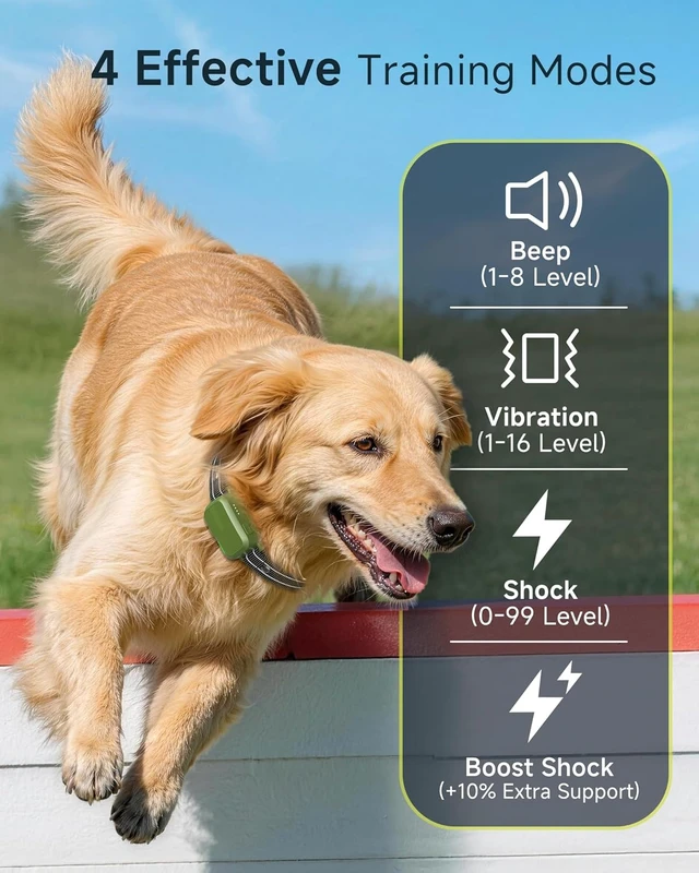 Alt view image 2 of 7 - Dog Shock Collar with Remote, 4500FT for 10-120 lb Dogs