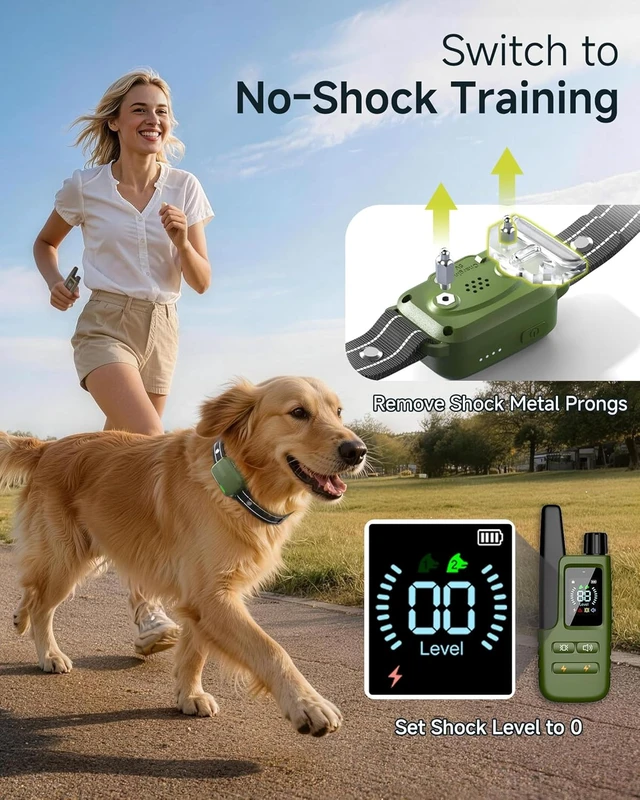 Alt view image 4 of 7 - Dog Shock Collar with Remote, 4500FT for 10-120 lb Dogs