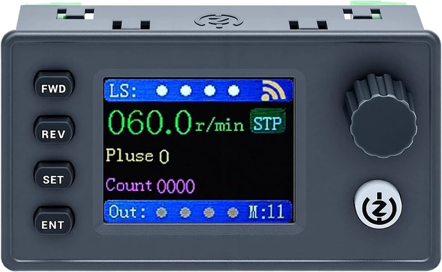 Main image of Stepper Motor Controller, DC 12-24V, 20 Modes, Modbus for Nema 17/23/34, CNC & PLC