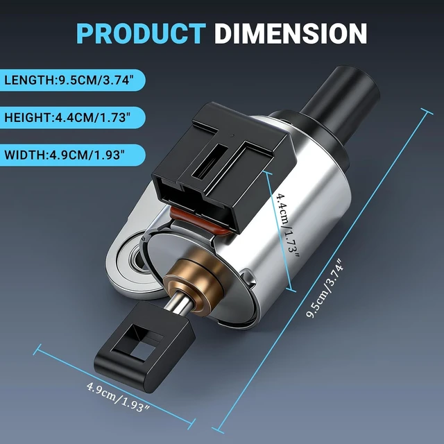 Alt view image 4 of 5 - Transmission Shift Stepper Motor for Nissan Cube 2009-2014 & Versa 2007-2012, JF009E Replacement