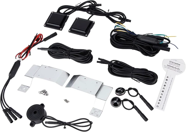 Main image of Blind Spot Detection System, 24GHz BSD Sensor Kit with Sound & Light Alert for All Vehicles