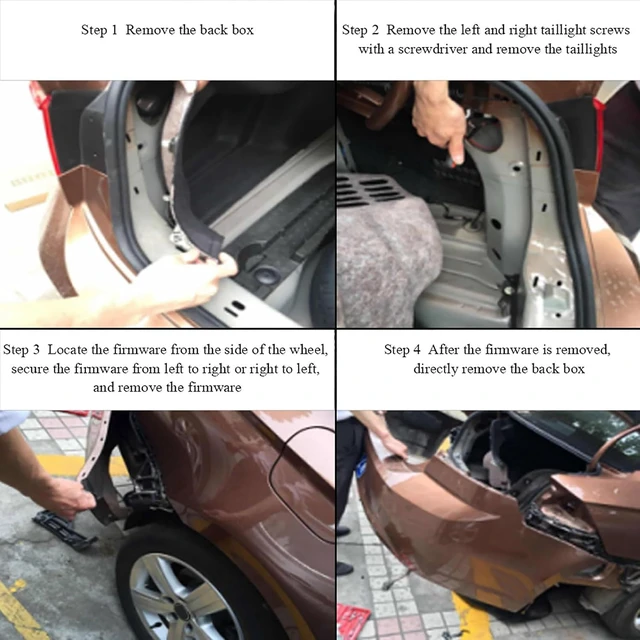 Alt view image 3 of 7 - Blind Spot Detection System, 24GHz BSD Sensor Kit with Sound & Light Alert for All Vehicles