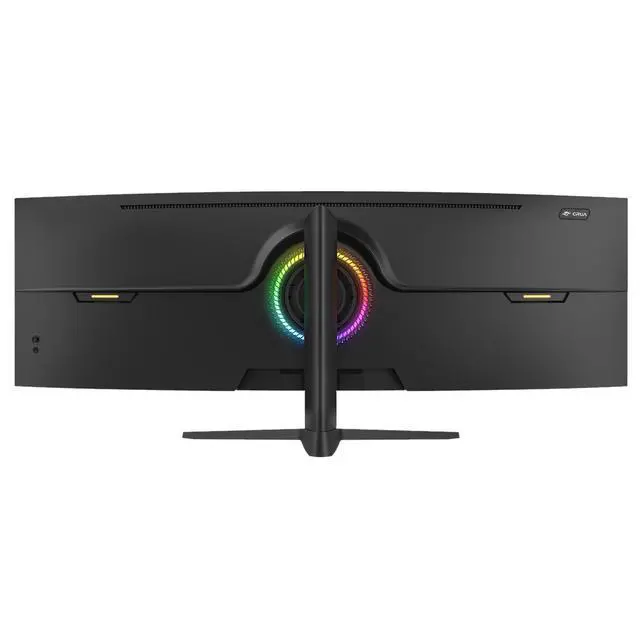 Alt view image 3 of 7 - CRUA 49" Curved Gaming Monitor | DQHD(5120*1440), 165Hz, 1500R, 32:9, AMD FreeSync, 120% sRGB, Height Adjustable Ultra-Wide Screen Monitors, HDMI 2.1 & DP 1.4, Wall Mount Install- Black