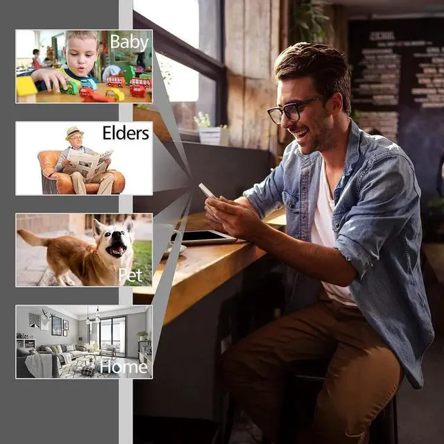 Alt view image 4 of 7 - Mini Wifi Camera HD 1080P Home Security Camcorder + Night Vision Micro Smart Cam