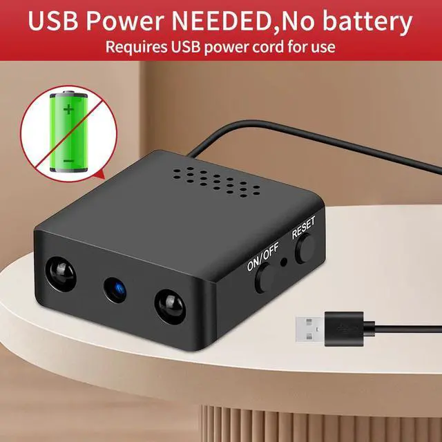 Alt view image 7 of 7 - Mini Wifi Camera HD 1080P Home Security Camcorder + Night Vision Micro Smart Cam