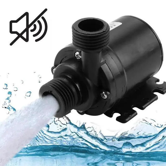 Alt view image 2 of 7 - Mini Water Pump Quiet 12V 800L/H USB Brushless Motor Submersible Pool Water Pump