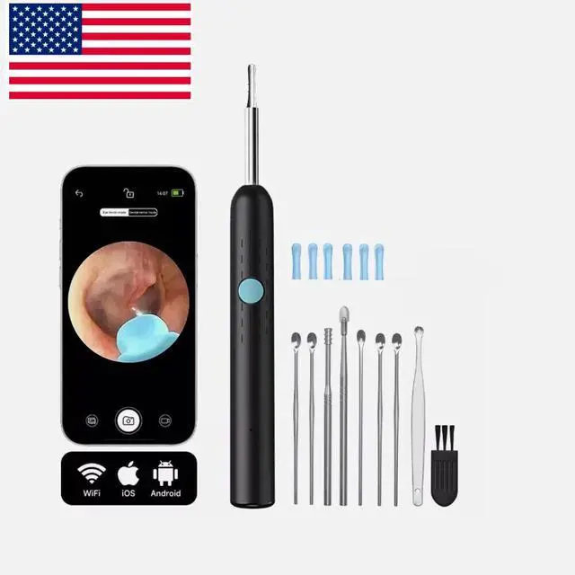 Main image of Wireless Ear Wax Remover Camera HD Ear Endoscope Spoon Pick Cleaning Tools Set