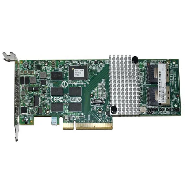 Alt view image 3 of 6 - LSI MegaRAID 8-Port 6Gb/s SATA SAS PCIe 2.0 x8 RAID Controller Card 9261-8i